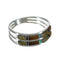 Southwest Genuine Sterling Silver And Multicolor Jewelry Ring Size 7-3/4 VX61773